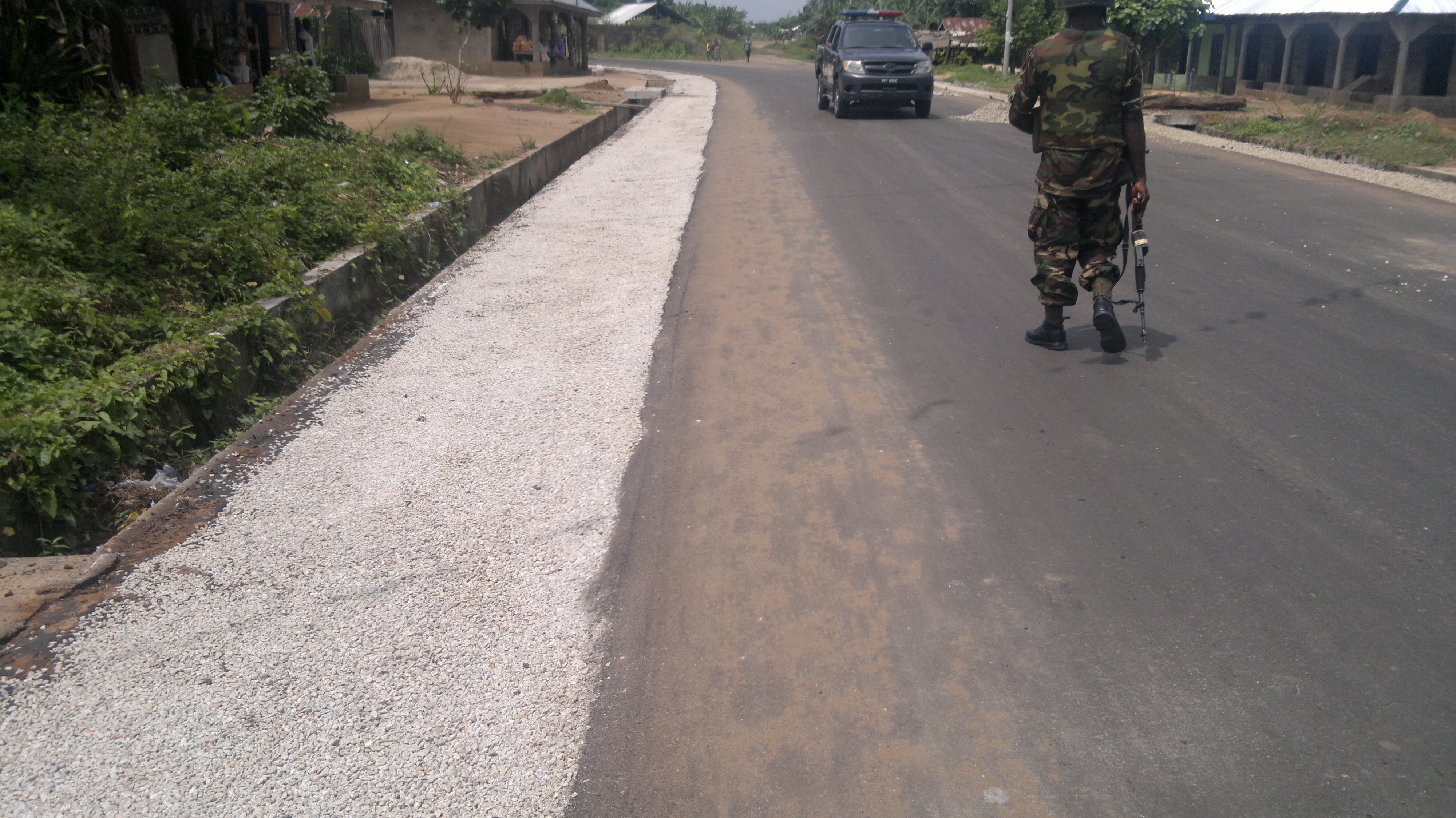 Road Shoulder Improvement Works by Marteli Global Services Limited